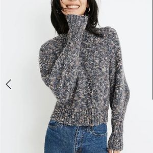 Madewell pleated full sleeve knit sweater M